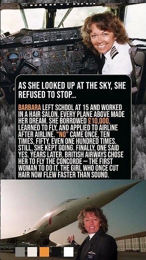 How One Woman Went From Cutting Hair to Flying the Concorde