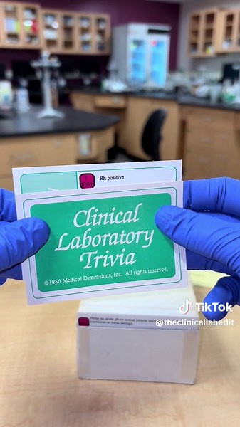 Card #27 pulled by one of my favorite students on #labtok, Emily! Today’s lineup: transfusion essentials, iron pathways, pathogenicity, ISE specificity, federal standards, and a touch of anatomy. #TapIn on your lunch break and keep that bench-side brain sharp! #TheClinicalLabEdit #Trivia