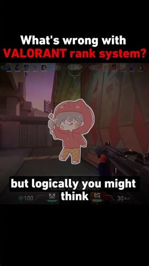 What's wrong with VALORANT rank system?? #valorant #valorantclips