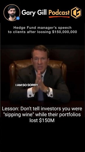 Hedge Fund Manager Lost $150M While "Sippin Wine"