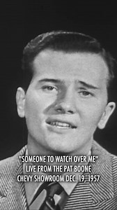Hi friends; It's Friday, and here’s another LIVE performance from "The Pat Boone Chevy Showroom" for you! "Someone To Watch Over Me" has been digitally remastered, and is now available on all streaming services. Plus, you can now watch each full performance on my YouTube channel for the very first time! You can find "Someone To Watch Over Me" and other individual performances from "The Pat Boone Chevy Showroom" at the link in my ‘About’ section. Check back each week so you don’t miss a single on