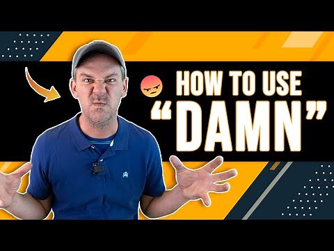 HOW to use the word "Damn" in English | IMPROVE YOUR ENGLISH!