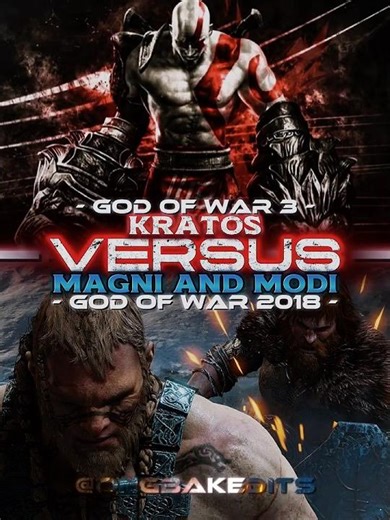 Young Kratos #vs Magni and Modi #wis #godofwar #godofwarragnarok