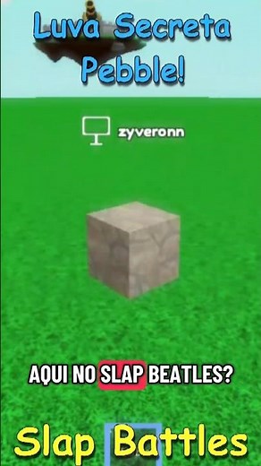 Tutorial for the PEBBLE, the new secret glove in Slap Battles! #roblox #robloxedit #robloxshorts ...