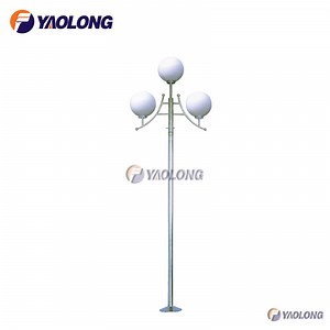 [Hot Item] Garden Decorative Aluminum Front Yard Light Post with ISO Certificate