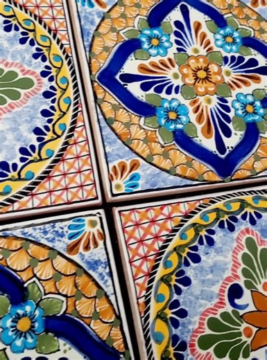 Talavera Tile Trivet 6"x6": Authentic Mexican Decor - Etsy