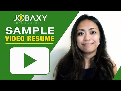 Audio Video Resume - How to make an effective audio video resume?