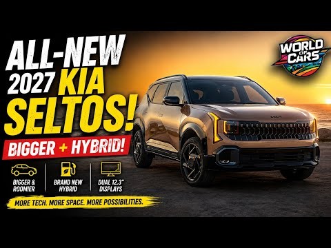 2027 Kia Seltos Revealed! Bigger, Smarter & Now Hybrid | All-New SUV 🚙🔥