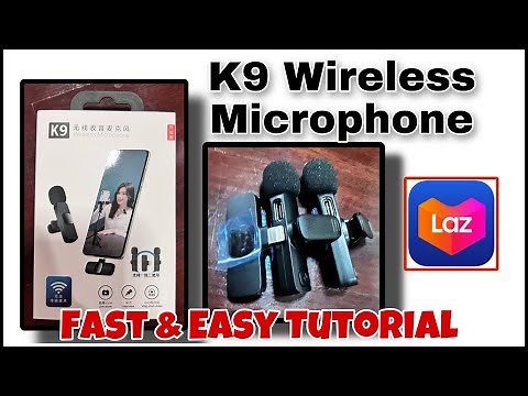 K9 Wireless Microphone | TUTORIAL | Wireless Microphone for Live show, Interview and Vlogging