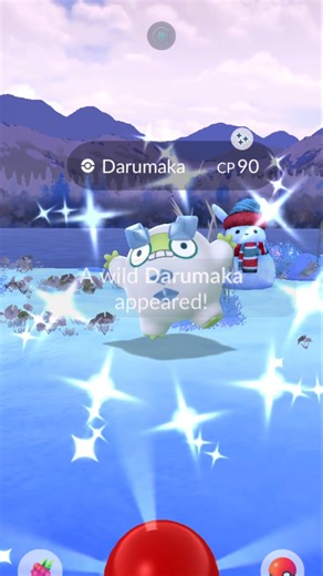 Catch Shiny Galarian Darumaka in Pokemon Go #pokemongo #shiny #pokemon