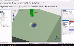 吊环螺栓ansys workbench分析（Lesson 47 Eye Bolt in Analysis in Ansys Workbench）