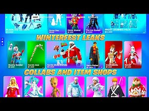 Winterfest 2025: LEAKED Skins & ALL ITEM SHOP Cosmetics Fortnite