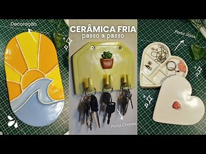 AIR-DRY CLAY - 3 decoration ideas - tips for beginners