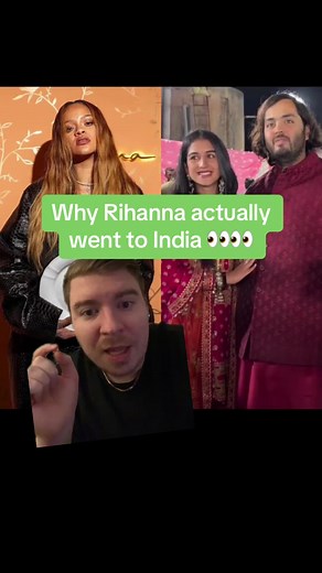 Rihanna went to India to secure a masssssive deal.