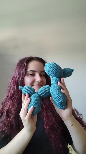 Ballon dog crochet . Pattern from @j’s crochet #CapCut #crochet #crochetersoftiktok #crochettiktok #crochettok #pourtoii #fyp #foryoupagе