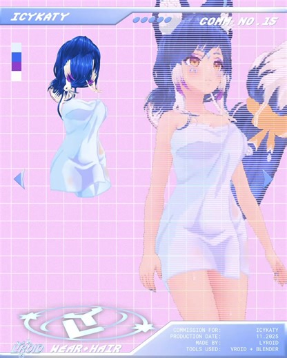 Custom VRoid Studio Outfit for VTubers