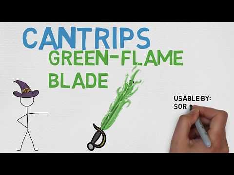 CANTRIP #14: Green-Flame Blade (5E)