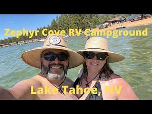 Camping at Zephyr Cove RV Campground for the first time.