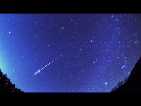 2021年ふたご座流星群極大日 朝の流れ星と火球
