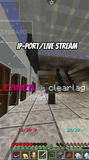 new public server in Minecraft ip port this live stream