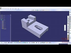 35 | CATIA V5 | Tutorials | 3D Modeling | Practice model 1