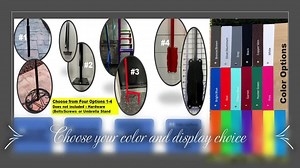 Shepherd Hook-metal Very Sturdy - Powder Coated Your Color Choice- Choose Your Display/base Option- Display Anywhere 60" Tall. - Etsy