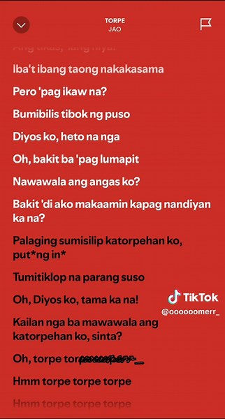 TORPE - JAO: Lyrics and Meaning