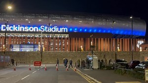 27K views · 382 reactions | After 133 years at ‘The Grand Old Lady’ of Goodison Park, it’s ’Baby’s First Christmas’ down by the Dock ahead of Everton v Arsenal - with a bit of Bon Jovi thrown in!  | Everton FC - Liverpool Echo | Facebook