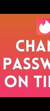 How to Change Password on Tinder Account (2024) | Edit Password on Tinder Account