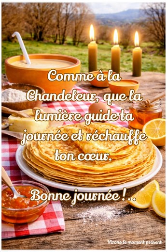 La Chandeleur... Célébrée chaque année le 2 février, la Chandeleur est surtout connue comme le rendez-vous incontournable des crêpes. Cette tradition populaire rassemble petits et grands dans un moment gourmand et convivial. Pourtant, derrière les crêpes dorées se cache une fête riche de sens et d’histoire, mêlant héritage chrétien et traditions plus anciennes. La Présentation du Seigneur... La Chandeleur est avant tout une fête religieuse chrétienne, appelée aussi la Présentation du Seigneur. E