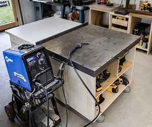 Welding Table Cover for a Workbench