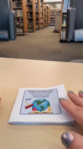 Découvrez le 𝐏𝐚𝐬𝐬𝐞𝐩𝐨𝐫𝐭 𝐝𝐞 𝐥𝐚 𝐁𝐢𝐛𝐥𝐢𝐨𝐭𝐡è𝐪𝐮𝐞 𝐩𝐮𝐛𝐥𝐢𝐪𝐮𝐞 𝐝𝐞 𝐏𝐨𝐢𝐧𝐭𝐞-𝐂𝐥𝐚𝐢𝐫𝐞, un carnet à faire estampiller chaque fois que vous accomplissez l’une des activités proposées ! 📚 Participation à une conférence 📱 Téléchargement d’une application numérique 🧩 Échange d’un casse-tête dans notre Coin ludique… remplissez votre passeport tout au long de l'année 2026 et courez la chance de gagner un prix mystère ! Présentez votre passeport au Bureau d’information et 