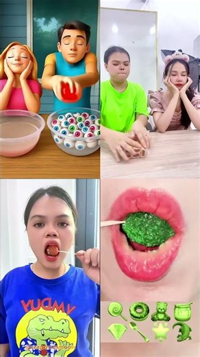 Satisfying Candy Pop! 🍭 | 3D Animation vs Real Life Challenge