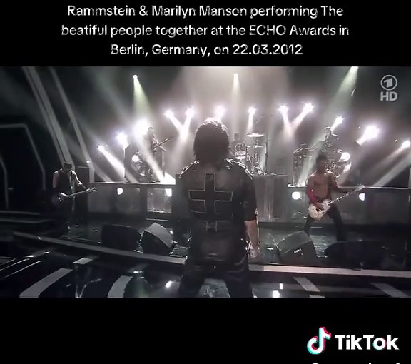 Rammstein & Marilyn Manson Live Collaboration in Berlin