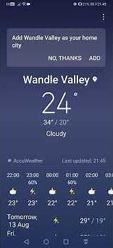 How to install huawei weather app