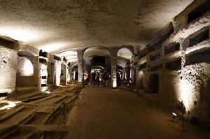 Catacombe di San Gennaro (Catacombs of San Gennaro) in Naples, Italy