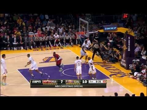 Miami Heat vs Los Angeles Lakers Full Highlights (2013.12.25)