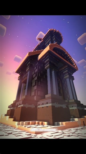 Minecraft Stuff Temple {Buildings} || #shorts #youtubeshorts #kg