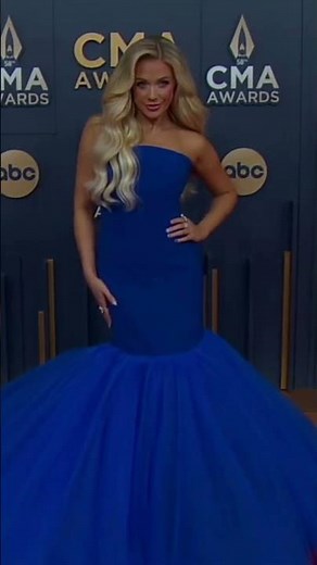 Megan Moroney on 2024 CMA Awards Red Carpet