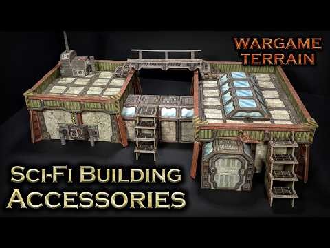 Add some steps, walkways and tunnels to your sci-fi buildings!