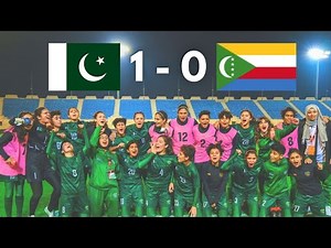 Pakistan Women's Football vs Comoros Women's Football | 1 - 0 | Four-Nation Cup 2023 Saudi Arabia