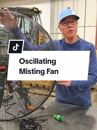VEVOR Wall-Mount Misting Fan, 30 Inch, 3-speed High Velocity Max. 9500 CFM, Waterproof Oscillating Industrial Wall Fan, Commercial or Residential for Warehouse, Greenhouse, Workshop, Black, ETL Listed #oscillatingfan #mistingfan #noairconditioning #tooladvisor #tiktokshopcreatorpicks #tiktokshoprestock @Vevor_US @Vevor Tools oscillating fan oscillating fan with remote oscillating fan tower oscillating fan noise oscillating fan wall mount oscillating fan reviews oscillating fan joke oscillating f