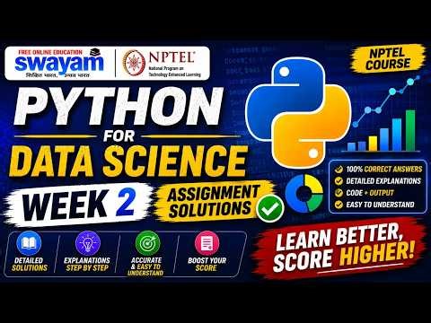Python for Data Science Week 2 Assignment Answers 2026 | NPTEL July 2026 | 100% Correct Solutions