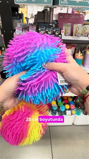 Puffer Ball Püsküllü Top 🌈 | Işıklı ve Işıksız Modeller | Karamela