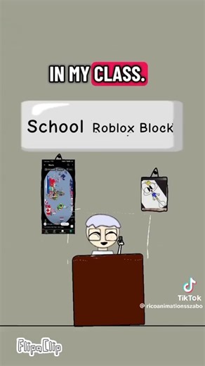 Rule Number 14 No Roblox in my class!