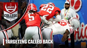 Targeting call overturned on hard hit to Marvin Harrison Jr. | College Football Playoff - The Global Herald