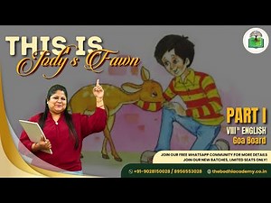 GOA BOARD || CLASS 8 || ENGLISH || THIS IS JODYS FAWN