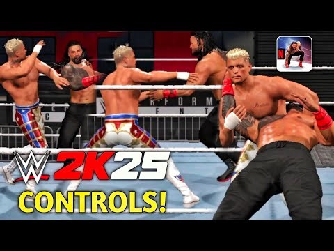 WWE 2K25 Android (Netflix) Full Tutorial 🔥 | Basic to Advanced Moveset & Controls Guide