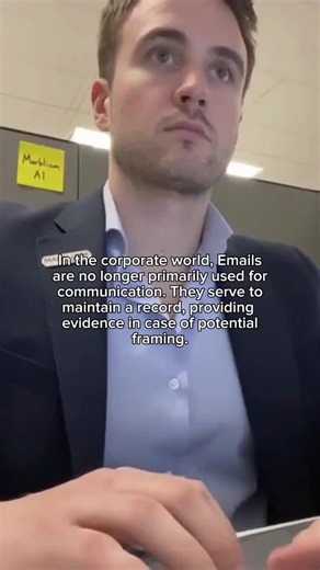 Pro Tip: e-mails aren't conversation, they're RECEIPTS. That's why my Marblism email assistant handles them so I don't make a mistake during trial 🤭 #recievedemail #email #corporate #corporatelife #businesstok #officetok #officehumor #relatable