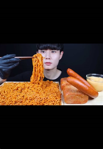 Indulge in ASMR Buldak Carbonara Mukbang Experience